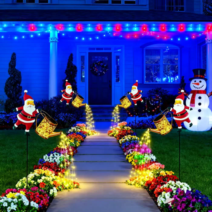 Papai Noel Regador Iluminado - (Compre 1 Leve 3)🔥Promoção Fim de Ano🔥